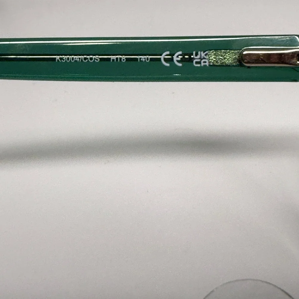 Kate Spade New York Eyeglasses K30047COS HT8 140 Pink Tortoise Green Cat Eye‎